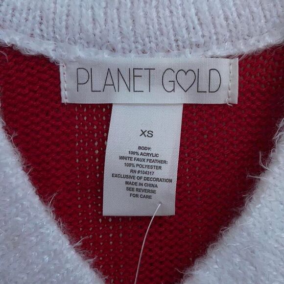 Planet Gold Santa Claus dress size XS - Picture 3 of 5